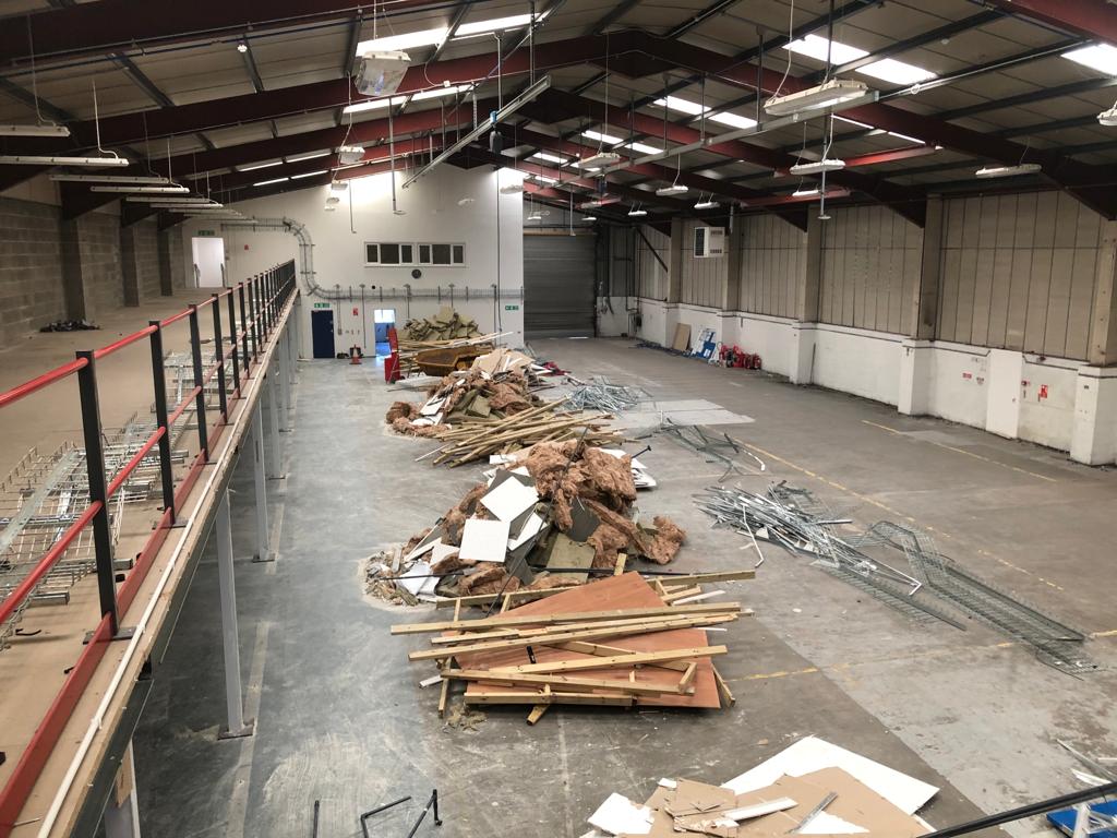 Industrial strip out project photo 3